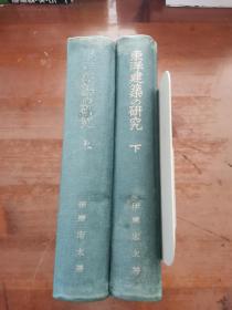日本古建筑等《东洋建筑的研究》上下2册全 伊东忠太 龙吟社 1945年 品好 包邮