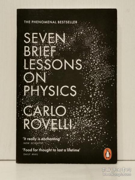 卡洛·罗韦利《七堂极简物理课》  Seven Brief Lessons on Physics by Carlo Rovelli（物理学）英文原版书