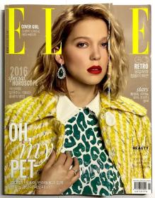 ELLE JANUARY 2016年1月 韩国原版