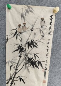 赵立文国画真品 70*35cm 品如图