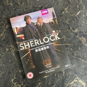 DVD-9光盘 共2碟盒装：神探夏洛克 第一季 Sherlock Season 1 (2010) 新福尔摩斯