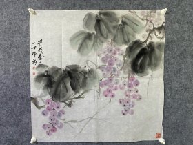 陈国栋国画七幅，有款无款一起