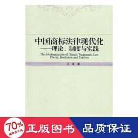 中国商标法律现代化理论、制度与实践