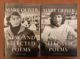 Mary Oliver: New and Selected Poems, Volume 1 & 2 (第一、二卷两册合售）（现货，实拍书影）
