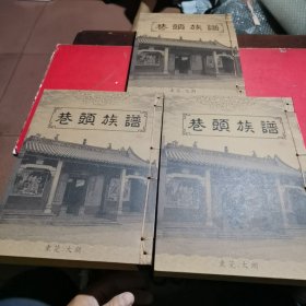 东莞大朗陈氏:巷头族谱(壹.贰.叁)线装本，实拍图