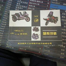 长江750 D型F1型发动机 图解目录.