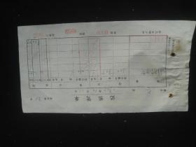 票证单据发票收藏  北京市工读学校票据NO.009