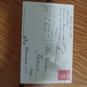1936年瑞士实寄明信片一枚，有手写信函，正面苏黎世城市航拍黑白照片，非常清晰漂亮，本店邮品满25元包邮。本店还在孔网开“韶州邮社”