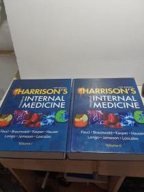 哈里森内科学Harrison's Principles of Internal Medicine (1、2 Vol Set)【两本合售】