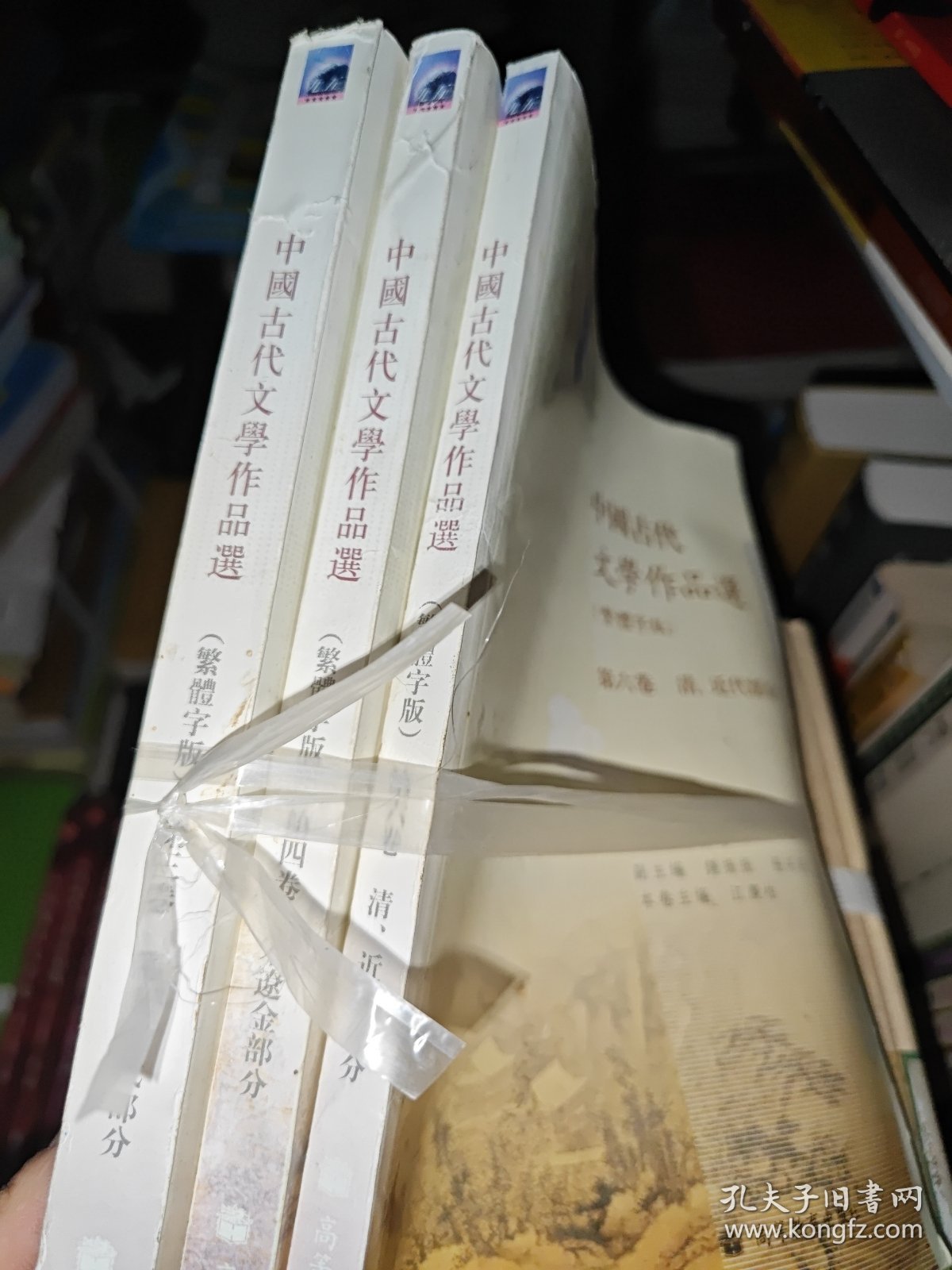 中国古代文学作品选 第三卷，第四卷，第六卷