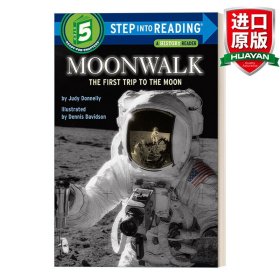 英文原版 Step Into Reading 5 - Moonwalk 月球漫步 兰登分级读物5 英文版 进口英语原版书籍