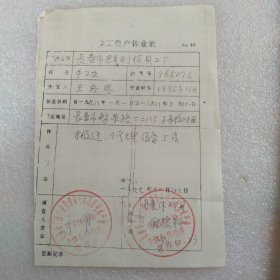个体工商户休业表