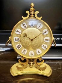 ❤️精品推荐❤️德国名厂荣汉斯皇家铜镀金报时机械座钟，德国钟举世闻名，其中荣汉斯是其佼佼者，这款铜座钟是荣汉斯的高配版好钟，是专为高端用户设计制作的，值得收藏传承