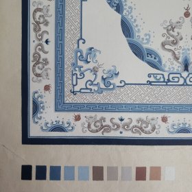 80年代地毯设计稿3