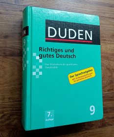 Duden [9] Richtiges Und Gutes Deutsch