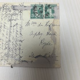 百年实寄明信片【1890～1948】 信札 信函 手写 书信 信函 实寄明信片【 有邮票 加盖印章 珍贵 稀少 文献价值极高】正面文字是主题、反文字是出版社等信息，手写内容及手稿、签名等 可自行翻译 研究， 装册 装框欣赏都非常漂亮有意思。百年实寄明信片编号4542