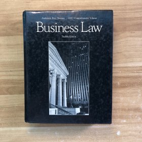 Business Law（《商法》 ），作者是Anderson、Fox、Twomey，為“UCC Comprehensive Volume”（統(tǒng)一商法典綜合卷 ），是第12版（Twelfth Edition ），屬于商法領域的專業(yè)教材或參考書籍，封面有建筑（可能是法院等法律相關建筑 ）圖案，用于學習和了解商業(yè)法律知識 。