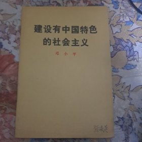 建设有中国特色的社会主义