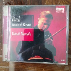 EMI 巴赫 奏鸣曲、变奏曲 梅纽因小提琴（2CD）