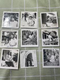 1977年游趵突泉女青年照片14幅