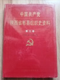 中国共产党陕西省彬县组织史资料：第三卷（1993.6—1998.5）