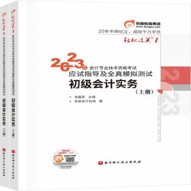 轻松过关1 2023年会计专业技术资格考试应试指导及全真模拟测试 初级会计实务(全2册)