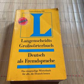 现货Langenscheidts Großwörterbuch（英文原版图书）