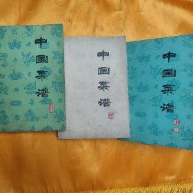 中国菜谱 12册全 (有瑕疵的部分已拍照)