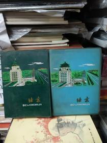 七十年代 空白北京风光笔记本2个