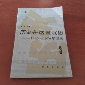 历史在这里沉思一1966一1976年记实笫3卷