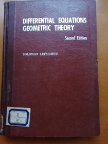 DIFFERENTIAL EQUATIONS GEOMETRIC THEORY（ 微分方程：几何理论）英文