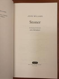 Stoner: 50th Anniversary Edition （精装）（现货，实拍书影）