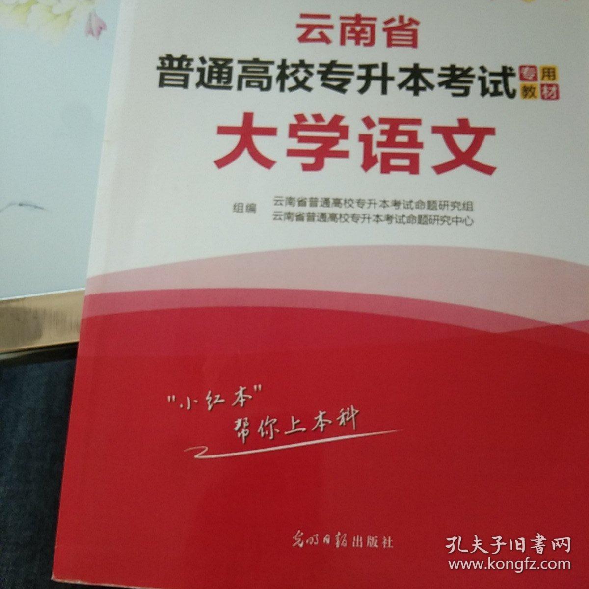 2021年云南省普通高校专升本考试专用教材·大学语文