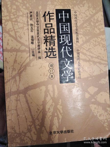 中国现代文学作品精选