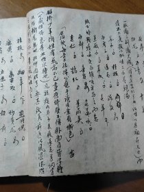 民国中医手稿本，有很多医案验案，经验汇总分析，还有一些当时名医的，懂的请细看内容，不是普通抄本。共60多筒子页，密密麻麻小字内容很丰富。清代民国古书古籍线装书医书手抄本