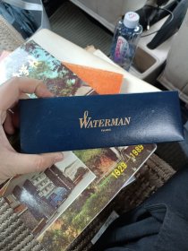 WATERMAN钢笔 法国品牌 盒装几乎全新 笔未使用 说明书全