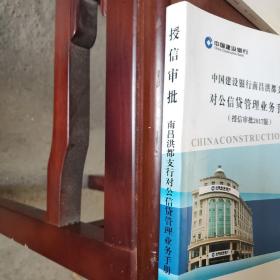中国建设银行南昌洪都支行对公信贷管理业务手册 授信审批2017版