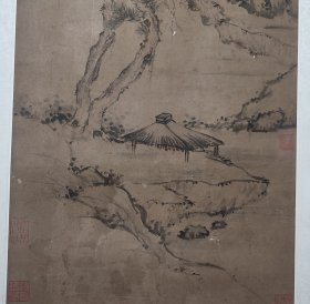 明末清初著名画家程正揆山水画一幅