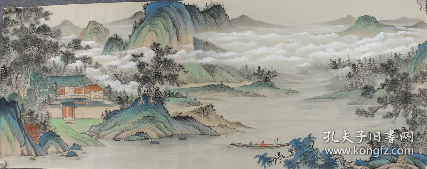 小六尺仿古山水
