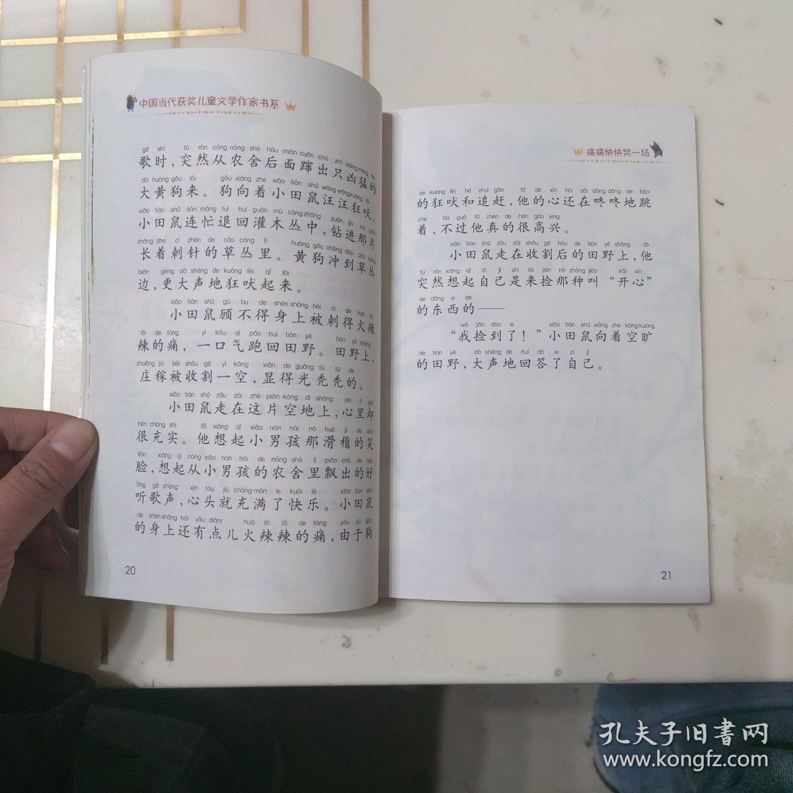 痛痛快快哭一场（中国当代获奖儿童文学作家书系）