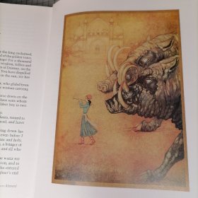 英文版 Stories from The Arabian Nights  Retold by Naomi Lewis Illustrated by ANTON PIECK Naomi Lewis的《天方夜谭/一千零一夜/阿拉伯之夜》故事  安东·皮克 插图 荷兰插画家Anton Pieck 安东·皮克 绘本画集