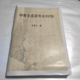 打样本  甲骨文成语书法300例  活页 有批改评注 全册296页不缺（前180页1张1页，后面1张2页）