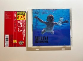 Nirvana - Nevermind，CD，04年日版，涅槃涅磐涅盘乐队，带侧标，盘面轻微痕迹