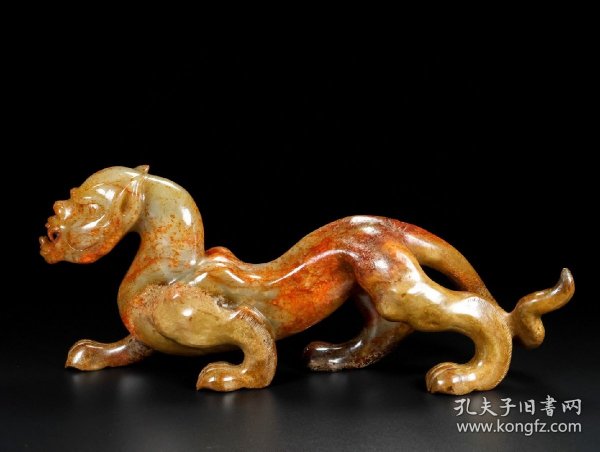 和田玉“上古瑞兽”摆件长33厘米高14厘米厚8厘米重2039克