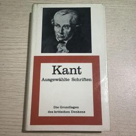 Kant Ausgewahlte Schriften 康德