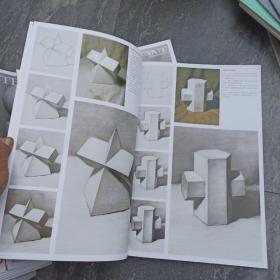 敲门砖素描风暴几何形体 宋艳慧基础教学基础知识石膏几何形体绘画入门教学 石膏几何形体素描技法明暗正方体 八棱柱 四棱锥 六棱锥 正十二面体正二十面体 四棱柱穿插体 切面圆柱体 球体 组合 单体 石膏体的画法 教学教材教程 步骤 零基础绘画业余专业通用 买到就是赚到