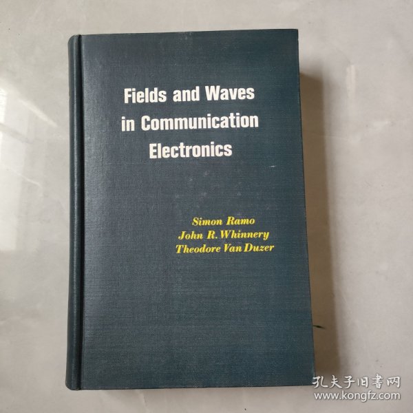 Fields and Waves in Communication Electronics 通信电子中的场与波