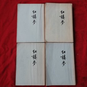 红楼梦（繁体竖版，全四册，附手绘两张家族关系表）