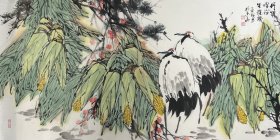 原创国画写意花鸟宣纸