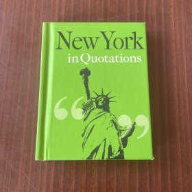 New York in Quotations纽约名人语录 英文原版